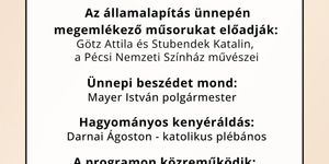2026. Augusztus 20. Villány - Szent István-napi ünnepség