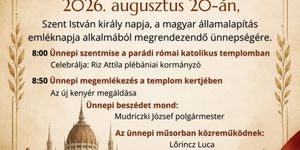 Parád 2026. augusztus 20. Szent István-napi ünnepség