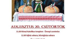2026. augusztus 20. Szögliget -  Új kenyér ünnepe