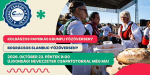 Kolbászos Paprikás Krumpli és Bográcsos Slambuc Főzőverseny 2026 – Gasztronómiai program a Csabai Kolbászfesztiválon