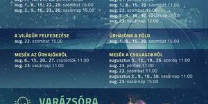 Planetárium Pécs programok 2026