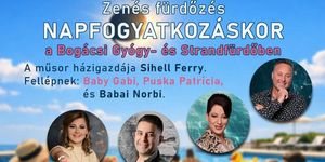 Zenés nappali fürdőzés a borsodi Bogácsi Gyógy- és Strandfürdőben 2026