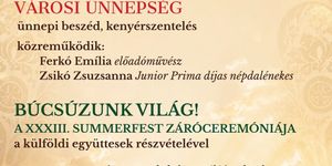 2026. augusztus 20. Százhalombatta - Államalapítás és Szent István király Ünnepe