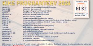 Kistarcsai Kulturális Egyesület programok 2026 