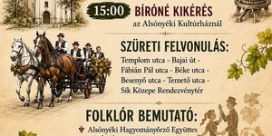 Alsónyéki Szüreti Nap 2026 - Szüreti felvonulás és mulatság