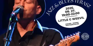 Jazz vacsora 2026 Vecsés - Jazz & blues koncertek finom teraszvacsorákkal