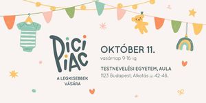 Pici Piac Budapest 2026 - Őszi baba-mama design vásár 