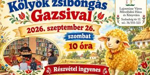 Lajosmizse könyvtár program 2026 - Kölyök zsibongás Gazsival