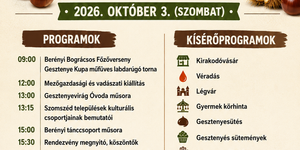 Gesztenye Fesztivál Iharosberény 2026