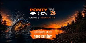 PontyShow 2026 - Horgász kiállítás és vásár Hungexpo Budapest