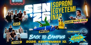 Soproni Egyetemi Nap 2026 - Tanévindító buli