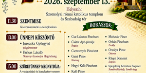 Szomolya Búcsú 2026 - Kisasszony-napi Búcsú és Szüret Ünnep