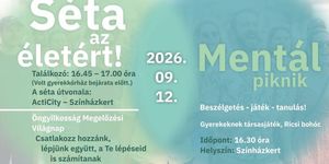 Séta az életért  2026 Veszprém - Öngyilkosság megelőzési világnap mentál-piknik