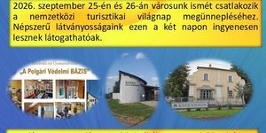 Turizmus Világnap Gyomaendrőd 2026