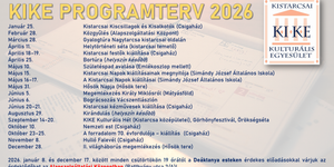 Kistarcsai Kulturális Egyesület programok 2026 