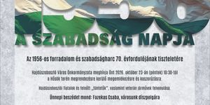 2026. október 23. Hajdúszoboszló, városi ünnepség az 1956-os forradalom és szabadságharc évfordulóján