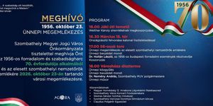 2026. október 23. Szombathely - Ünnepi megemlékezés az 1956-os forradalom és szabadságharc alkalmából