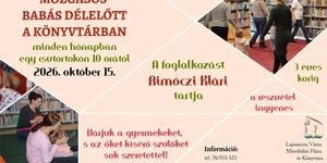Lajosmizse könyvtár program 2026 - Mozgásos babás délelőtt