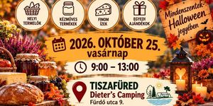 Tiszafüredi piac 2026 - Ízek és Kincsek Termelői és Kézműves Piac a Tisza-tónál