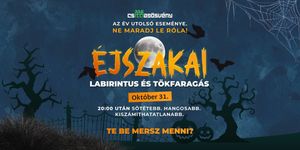 Halloween Ópusztaszer 2026 - Tökfaragás és éjszakai bolyongás a labirintusban