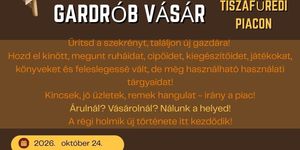 Börze Tiszafüred 2026 - Garázs és gardrób vásár a tiszafüredi piacon