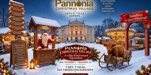 Karácsonyi programok Sopron 2026 - Karácsonyi szokások és hangulatok a világon Pannónia Christmas Village-ban