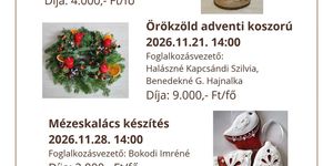 Kézműves foglalkozás Pápa 2026 - PRaktika kézműves technikák a Pannonia Reformata Múzeumban