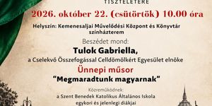 2026. október 23. Celldömölk -Városi megemlékezés