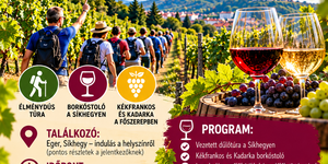 Dűlőtúra Eger 2026 - Kékfrankos és Kadarka bortúra és borkóstoló a Síkhegyen