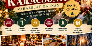 Adventi és karácsonyi pihenés erdei környezetben, korlátlan wellnesshasználattal