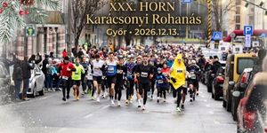 HORN Karácsonyi Rohanás futóverseny Győr 2026