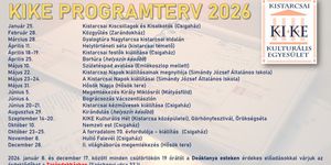 KIKE Kulturális Hét 2026 - A Kistarcsai Kulturális Egyesület őszi rendezvénysorozata