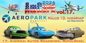 Amerikai autós roadshow 2026 - AmCars Amerikai autós roadshow repülőkkel az Aeroparkban
