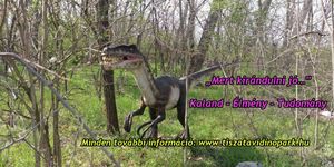 Dinó Park Tiszafüreden, egy szuper program az egész családnak játékokkal kicsiknek és nagyoknak a Tisza-tónál!