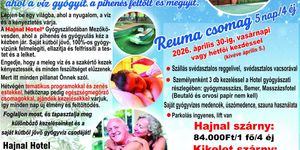 Reuma gyógyfürdő Mezőkövesden, reumatikus gyógykúra gyógyszállodánkban