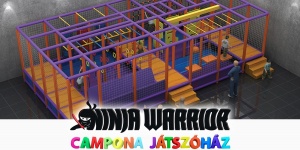 Campona Játszóház Ügyességi Ninjapálya 2026 - Izgalmas kíhívás Budapesten
