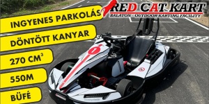 Gokartozás a Balatonnál 2026 - Szórakozás és igazi adrenalin fröccs boxutcás gokart pályánkon