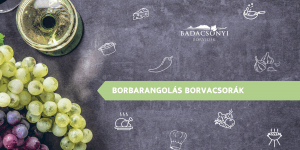 Borbarangolás Badacsony 2026. Balatoni borvacsorák Badacsonyban és környékén